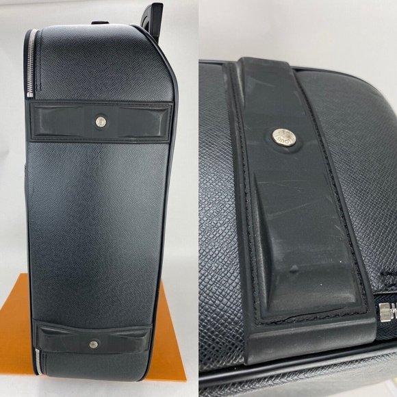 LOUIS VUITTON Luggage Taiga Pegase 60 Ardoise Rolling Suitcase Carryon - Picture 8 of 12